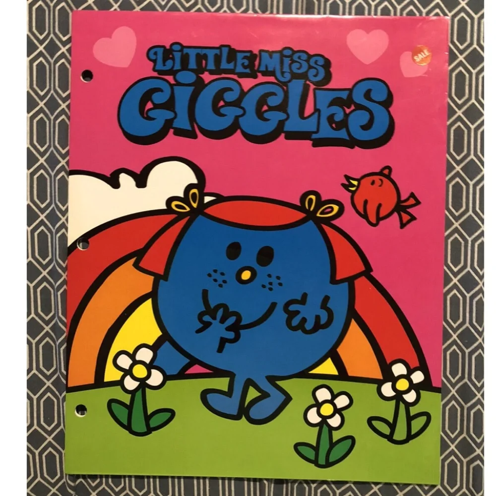 Set of Four (4) Little Miss Chatterbox, Sunshine, and Giggles Folders